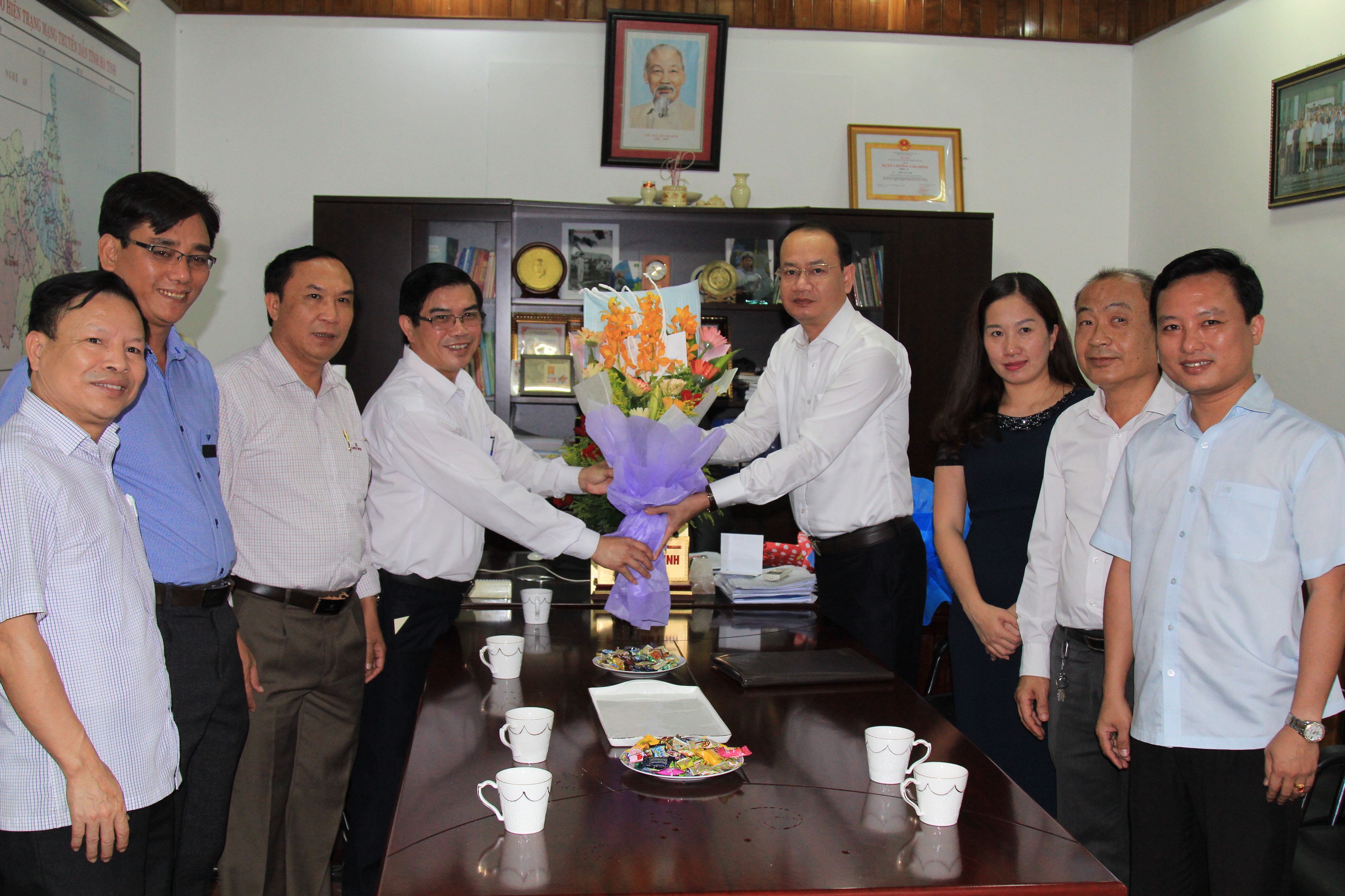 Lãnh đạo tỉnh chúc mừng Sở Thông tin và Truyền thông nhân Ngày Báo chí Cách mạng Việt Nam 21.6