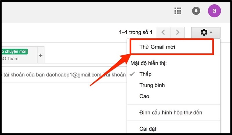 Cách kích hoạt giao diện Gmail mới dễ sử dụng hơn